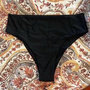 High Waisted Cheeky Bikini Bottoms